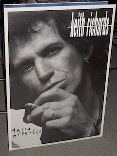 Keith Richards Main Offender poster, 1992