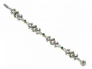 diamond and emerald bracelet,  cirio