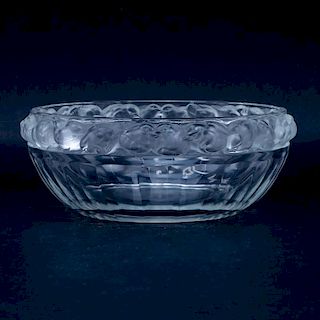 Lalique Crystal "Mesanges" Bowl.
