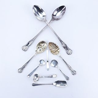 Nine (9) Silver Plate Serving Pieces.