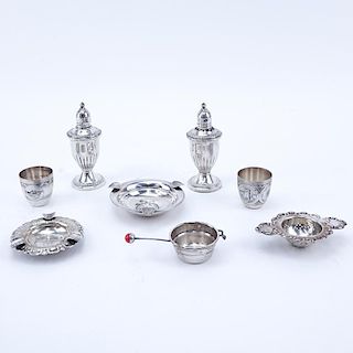 Grouping of Sterling Silver and Silver Tableware.