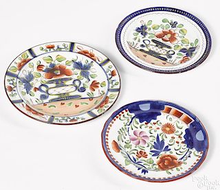 Three Gaudy Dutch plates