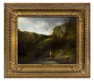 * Artist Unknown, (French, Early 19th Century), Landscape with Figures