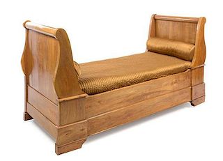 * A Louis Philippe Style Bed Height of headboard 42 inches.