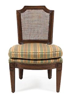 An Italian Fruitwood Side Chair