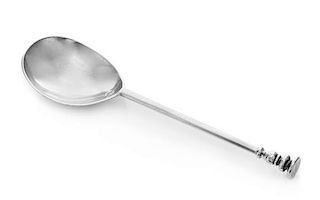 A Victorian Silver Christening Spoon, John Maitland Talbot, Edinburgh, 1883,