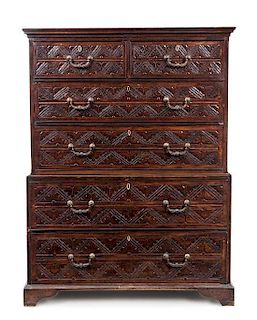 * A Charles II Style Chest of Drawers