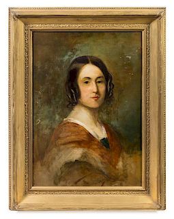* English School, (19th Century), Portrait of a Lady