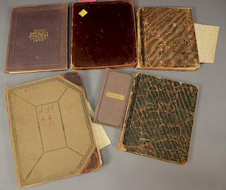 Six daily records, late 19th century.