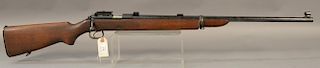 Winchester model 52, 22 caliber long rifle, bolt action target rifle, barrel lg. 28in., serial number 29437.