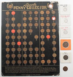 United States Large Cent, 2-Cent Pieces, Half Dimes Plus