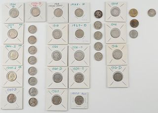 United States Five Cent Pieces, Assorted