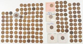 United States Indian Head and Lincoln One Cent Pieces (ca. 1881-1958)