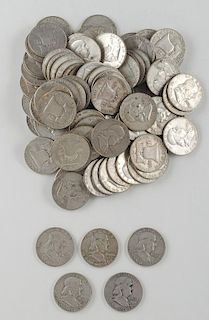 United States Franklin Silver Half Dollars