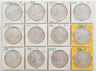 United States Morgan Silver Dollars 1921