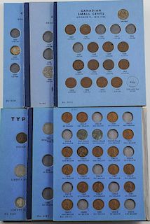 United States and Canada Coin Folders with Coins