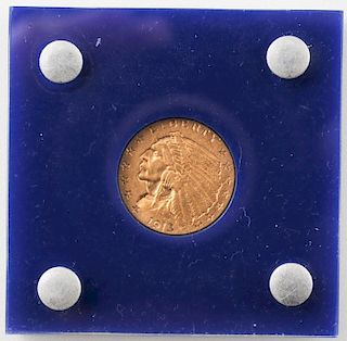 United States Indian Head 2.5 Dollar Gold Coin