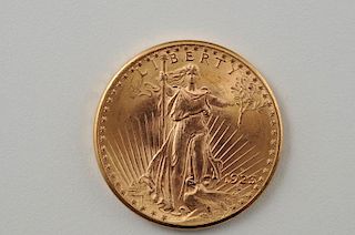 United States 1923 D Saint Gaudens Double Eagle in Gold