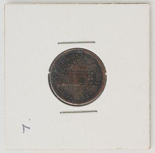 United States Flag of Our Union Civil War Token, 1863