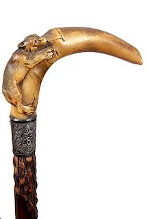 109. “Pat O’Brien’s Walking Cane”- Ca. 1875- This cane is from the late, great character actor Pat O’Brien’s esta