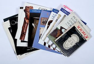 139. Eleven Cowans Catalogs Containing Some Canes and a Few Other Miscellaneous Hardback Books- $100-200