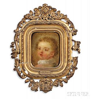 Jean Baptiste Greuze (French, 1725-1805)      Bust of a Child
