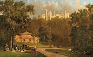 Thomas Mickell Burnham (American, 1818-1866)      Belvoir Castle from the Dairy, England