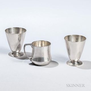 Three Tiffany & Co. Sterling Silver Cups