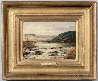 Thomas Morris Ash (British, 19th/20th Century), Bettws-y-Coed, North Wales, Signed "...Ash" l.r., titled and signed "No. Bett
