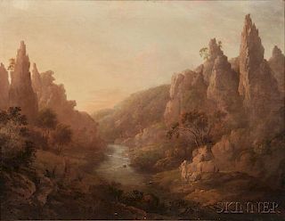 Alexander Nasmyth (Scottish, 1758-1840)      Mountainscape with River