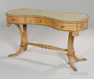 Neoclassical-style Carved Vanity Table