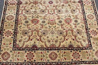 Vintage and Finely Woven Handmade Area Carpet.