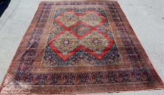 Antique and Finely Woven Roomsize Kirman