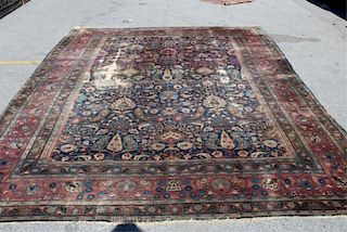 Antique and Finely Woven Handmade Carpet As / Is