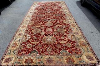 Large Antique and Finely Woven Handmade Carpet.