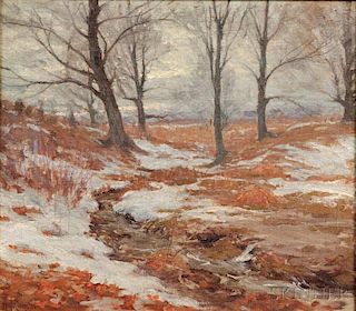 Hal Robinson (American, 1975-1933)      Winter Landscape