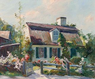 Emile Albert Gruppé (American, 1896-1978)      New England Cottage
