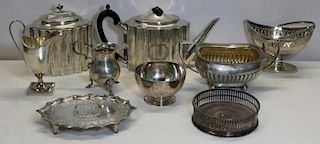 SILVER. Large Grouping of Assorted Silver.