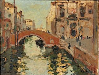George Elmer Browne (American, 1871-1946)      Afternoon in Venice