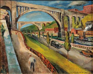 Stuyvesant Van Veen (American, 1910-1988)      High Bridges