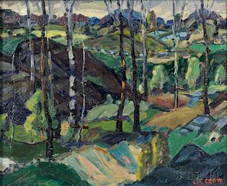 Leighton R. Cram (American, 1895-1981)      Landscape