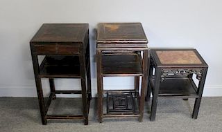 Antique Asian Furniture Grouping To Inc,