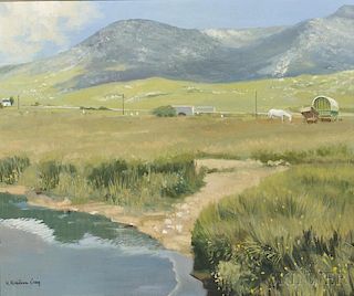 Henry Robertson Craig (Scottish, 1916-1984)      The Road to Leenane
