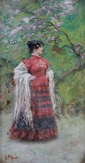 Vincenzo Migliaro (Italian, 1838-1958), A Neapolitan Beauty, ca.1880