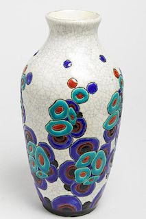 Art Deco Boch & Catteau la Louviere Ceramic Vase