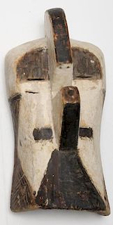 Vintage African Carved & Painted Tribal Mask