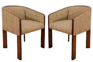 Baker Furniture Mid-Century Modern Tub Chairs