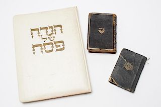 Judaica- Antique Pocket Torahs & Haggadah