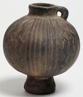Archaic Small Black Pottery Jug