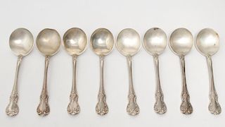 Towle Sterling Silver Soup Spoons, 8 "Old Master"